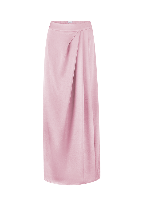 Röcke, Wickel-Rock, Maxi-Rock, Wickeloptik, Pink