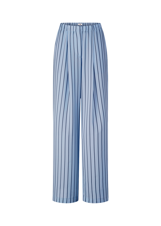 Hose, Gestreift, Hosenbein, weite Passform, Sommer