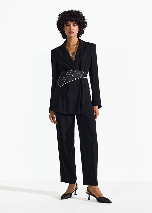 Formelle Kleidung, Anzug, Mantel, Langarm, Blazer