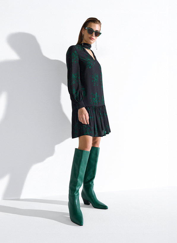 Langarm, Person, Schuh, Kleid, Rock