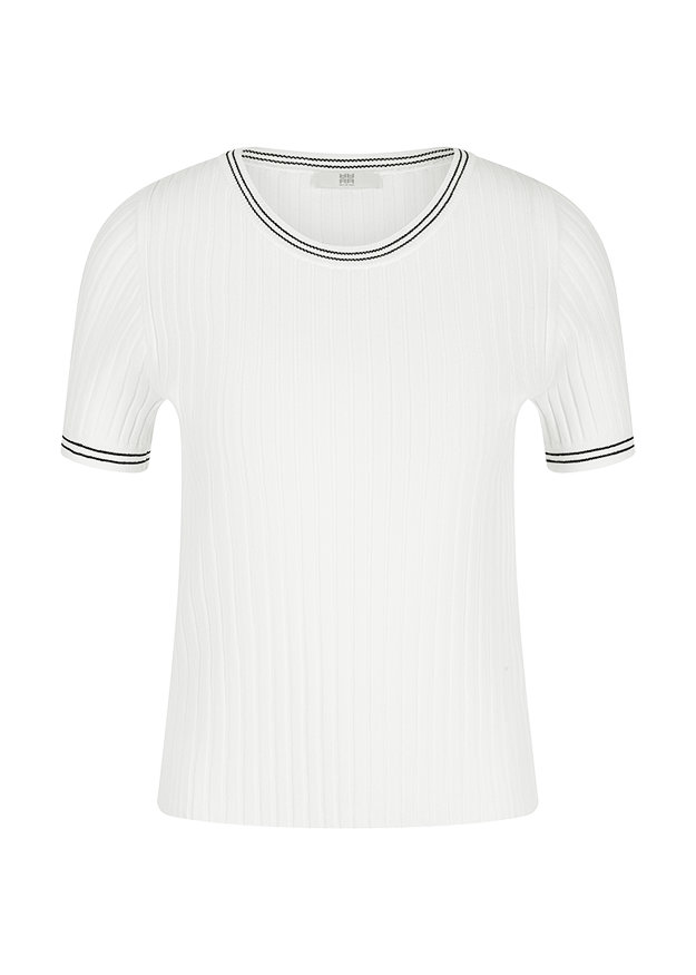 Strickshirt mit Rundhalsausschnitt