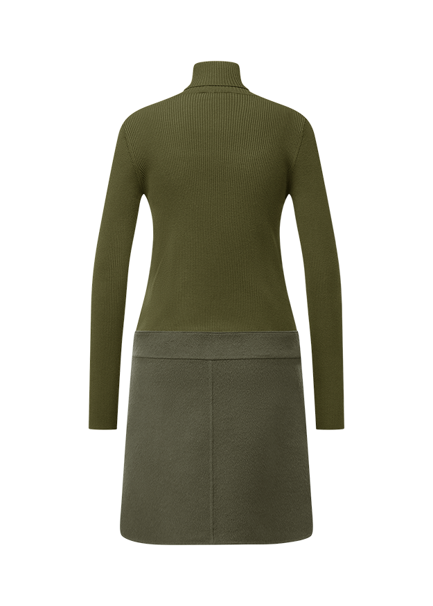 Rippstrick, Rollkragen, Pullover, ArmlängeLang, Kleidungsstück