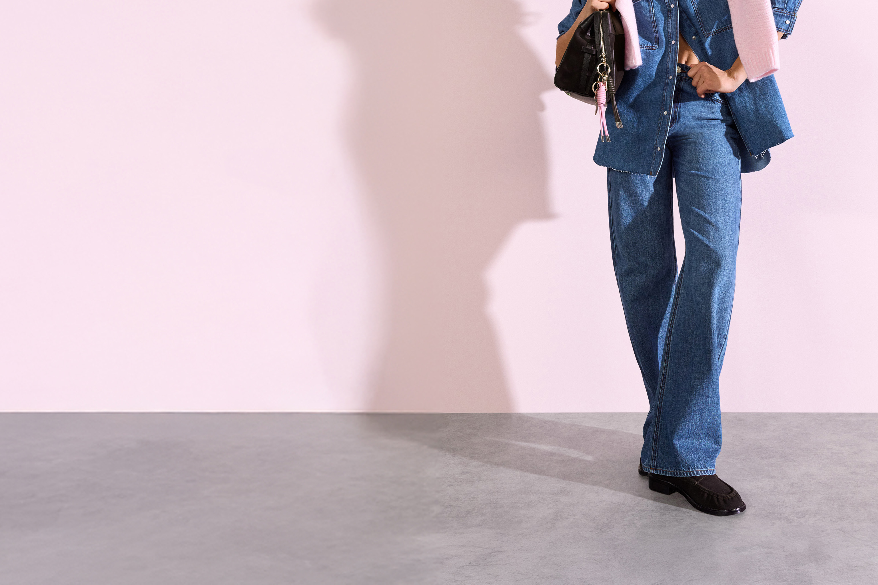 Bekleidung, Hosen, Jeanshose, Schuh, Mantel