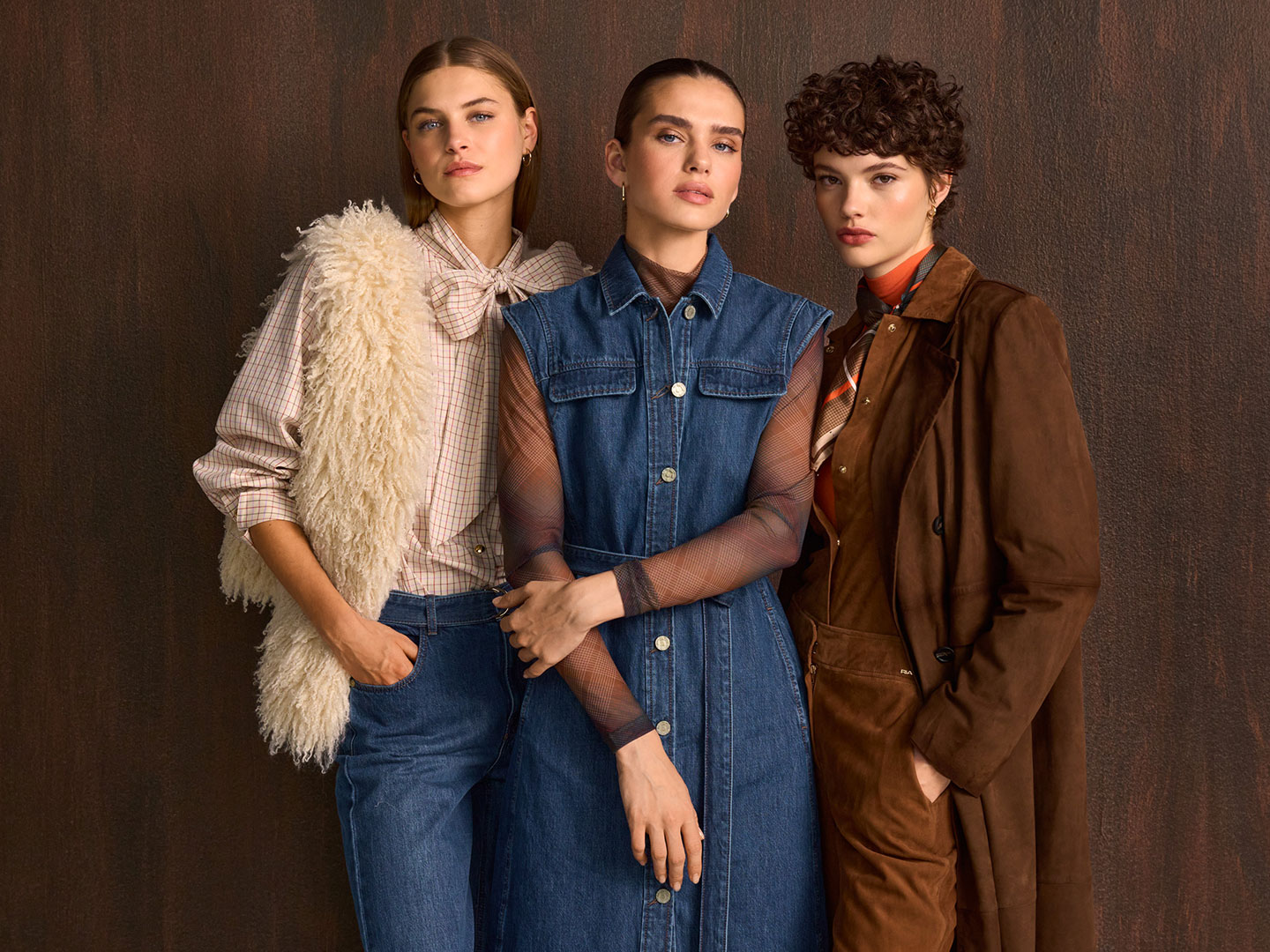 Mantel, Jacke, Hosen, Gruppenfoto, Person