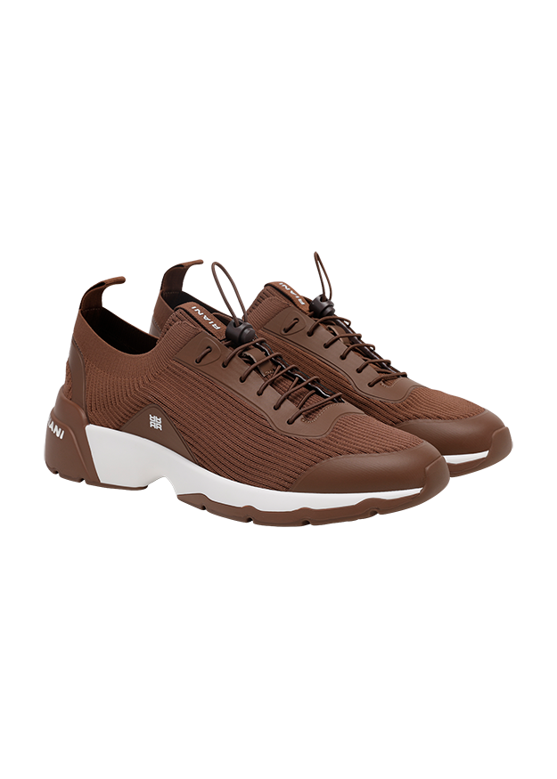 Schuhe, Sneaker, Braun, Klettverschluss, Laufschuh
