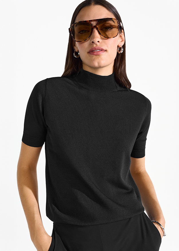 Short-sleeved pullover