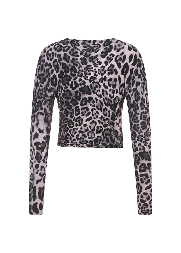 Leopardenmuster, Langarmshirt, Animalprint, Tierprint, Muster
