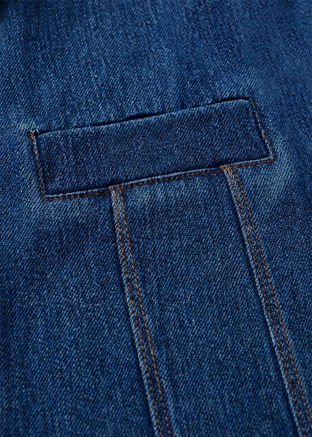 Jeans, Denim, Gesäßtasche, blaues Gewebe, Naht/Stitching