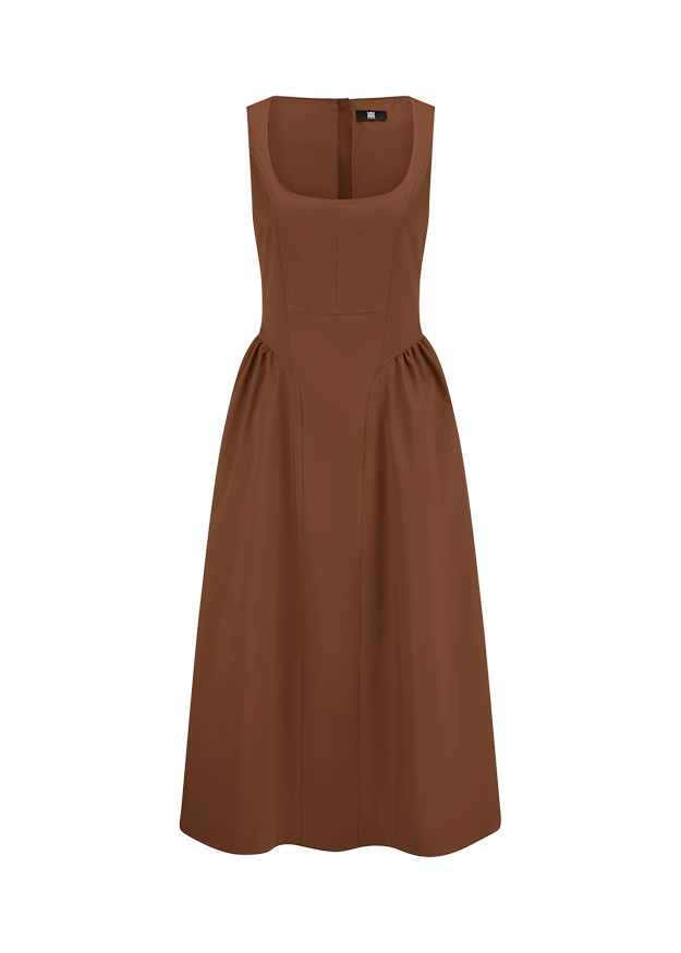 Kleid, A-Linien Kleid, Kragenloses Kleid, Rückenfrei?, Taillierter Schnitt