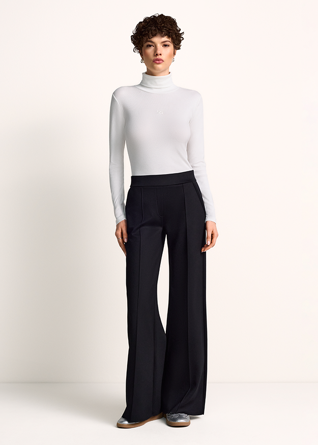 Hosen, Bluse, Langarm, Person, Leinen