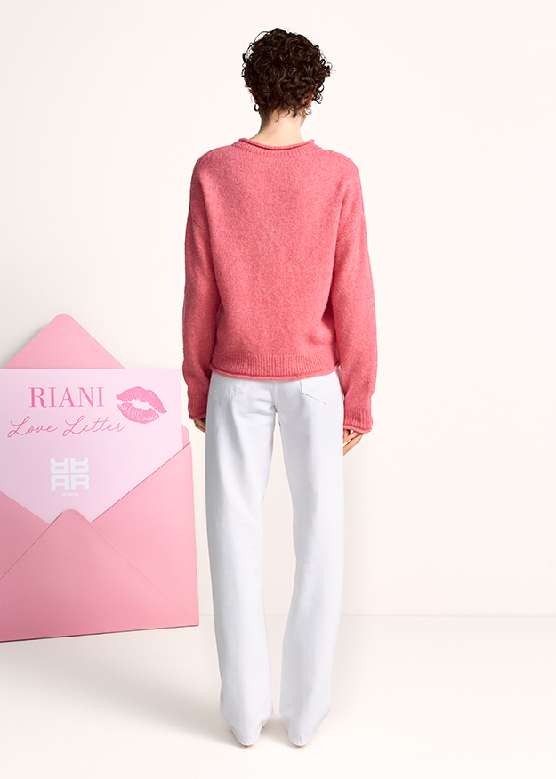 Langarm, Leinen, Pullover, Hosen, Person