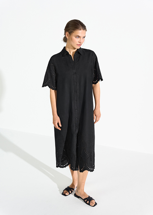 Kleid, Sandale, Person, Modisch, Mantel