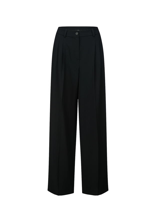 tageshose, hose, schwarz, weite bein, nahtlos
