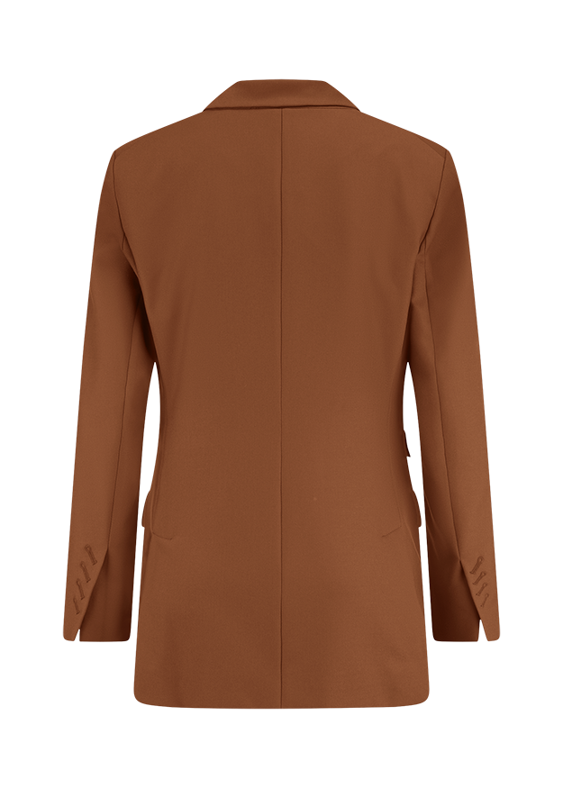 Blazer, Jacke, Braun, Einreihig, Langarm