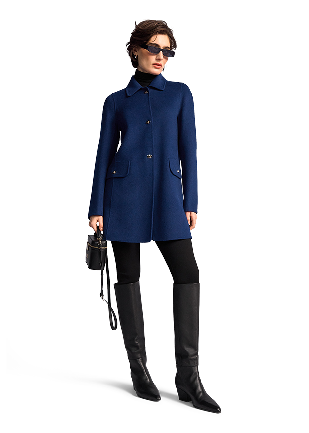 Wool-Blend Coat