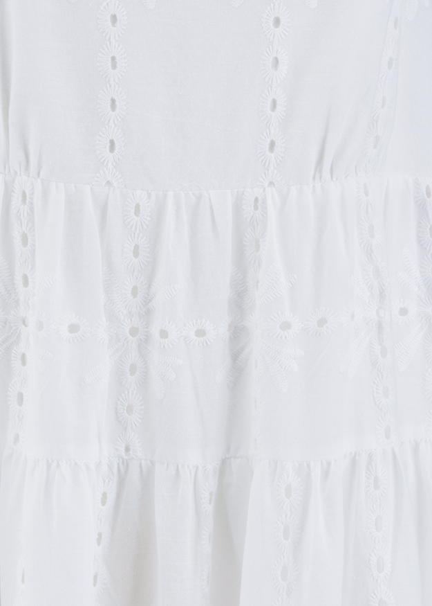 weiss, Spitze/Stickerei, Augenkette?, Baumwolle, gestufte(r)