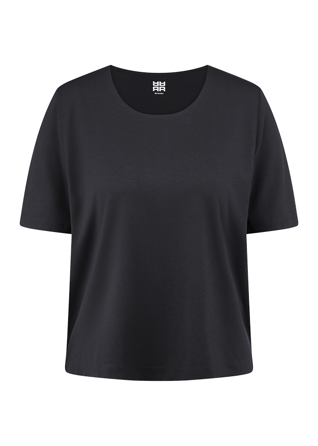 Shirt with Round Neckline