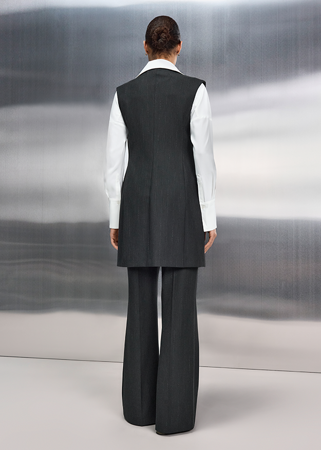 waistcoat, Vest, langes Oberteil, lange Hose, Ärmelhemd