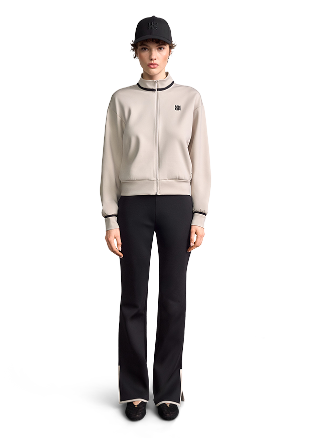 sportjacke, fleecejacke, beanie, falke, sporthose