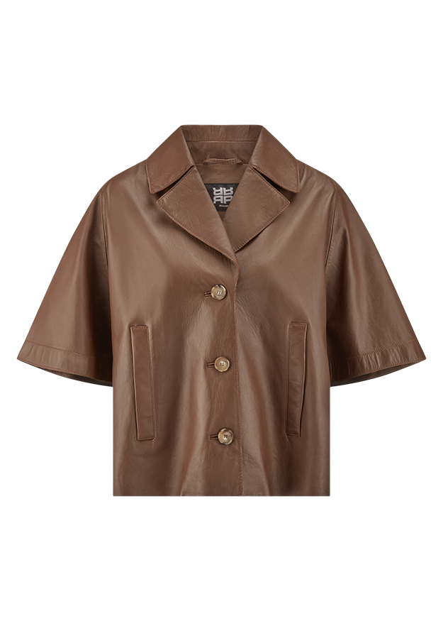 lederhose?, lederjacke, braun, oberteil, knopfverschluss
