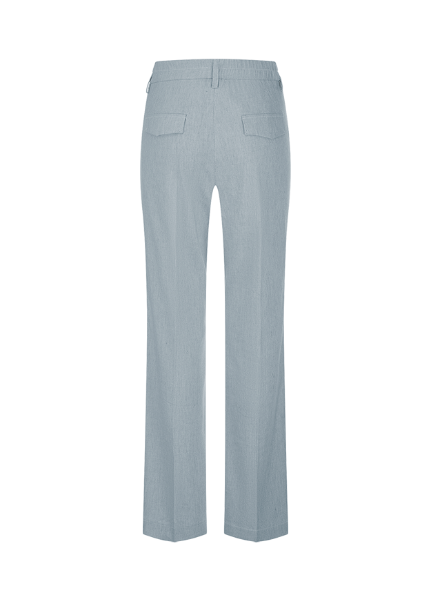 Hose, Latzhose, Grau, Stoffhose, Klettverschluss
