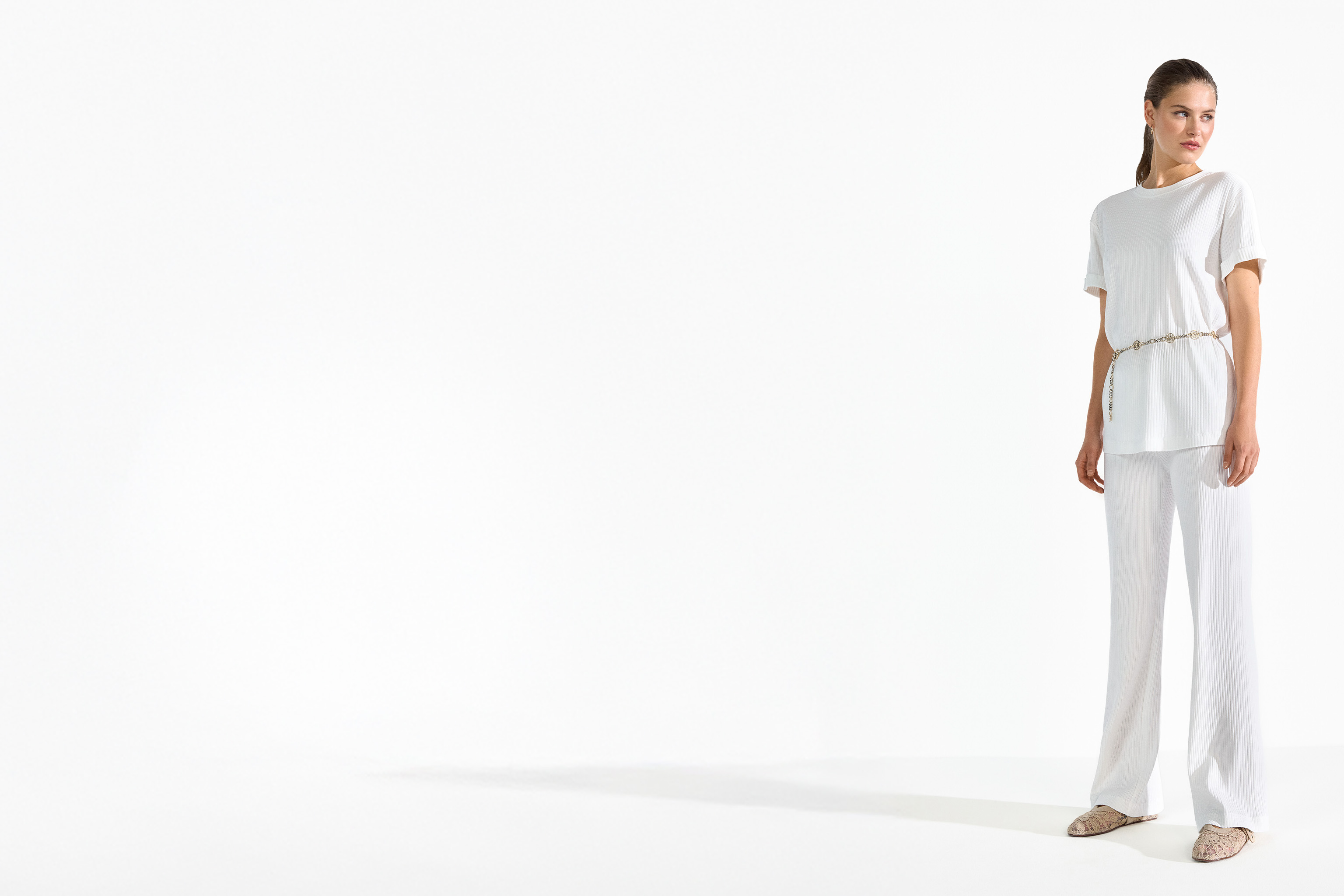 Leinen, Person, Stehend, Hosen, Frau