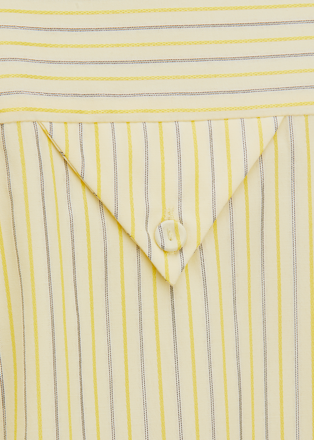 shirt, gestreift, gelb, Button-down, Kragen