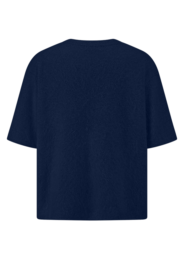 Fleece, Pullover, Hoodie, Knit, Navy