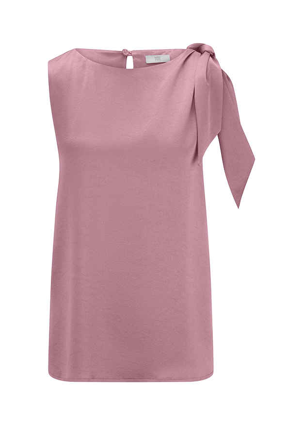 Top, Damenoberteil, Einfarbig, Rosa, Schulterriemen-Detail