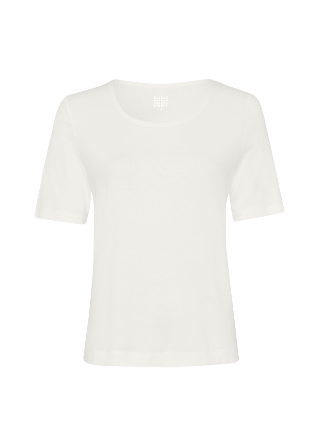 Shirt with Round Neckline