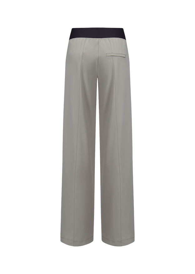 Hose, Beige, Breiter Bund, Pantalon, Beige