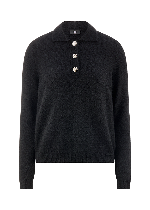 Sweater With Statement Buttons