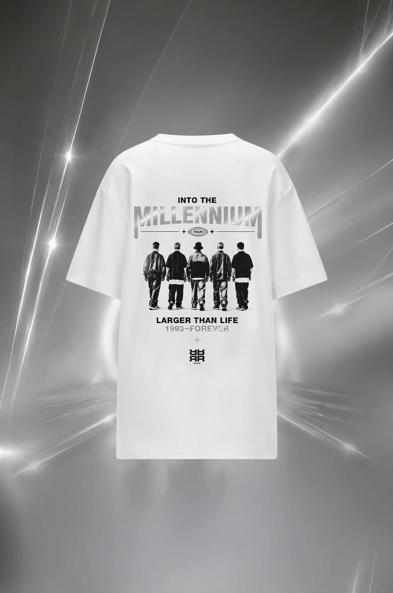 T‑shirt, Oversized, Print, Graphic, White