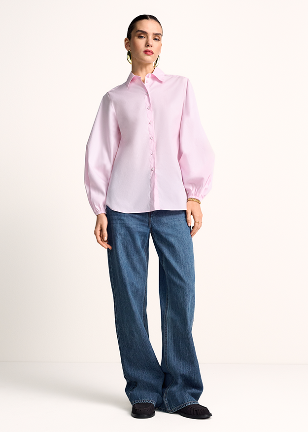 Bluse, Hemd, Hosen, Jeanshose, Person