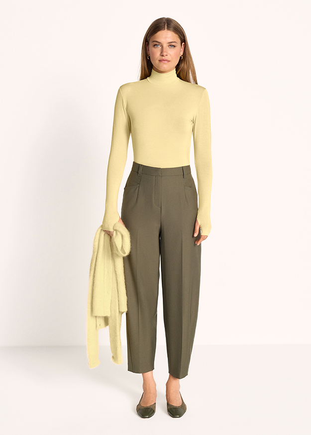 turtleneck, Knit, Pantalon, falbelhöhe, schwarz?