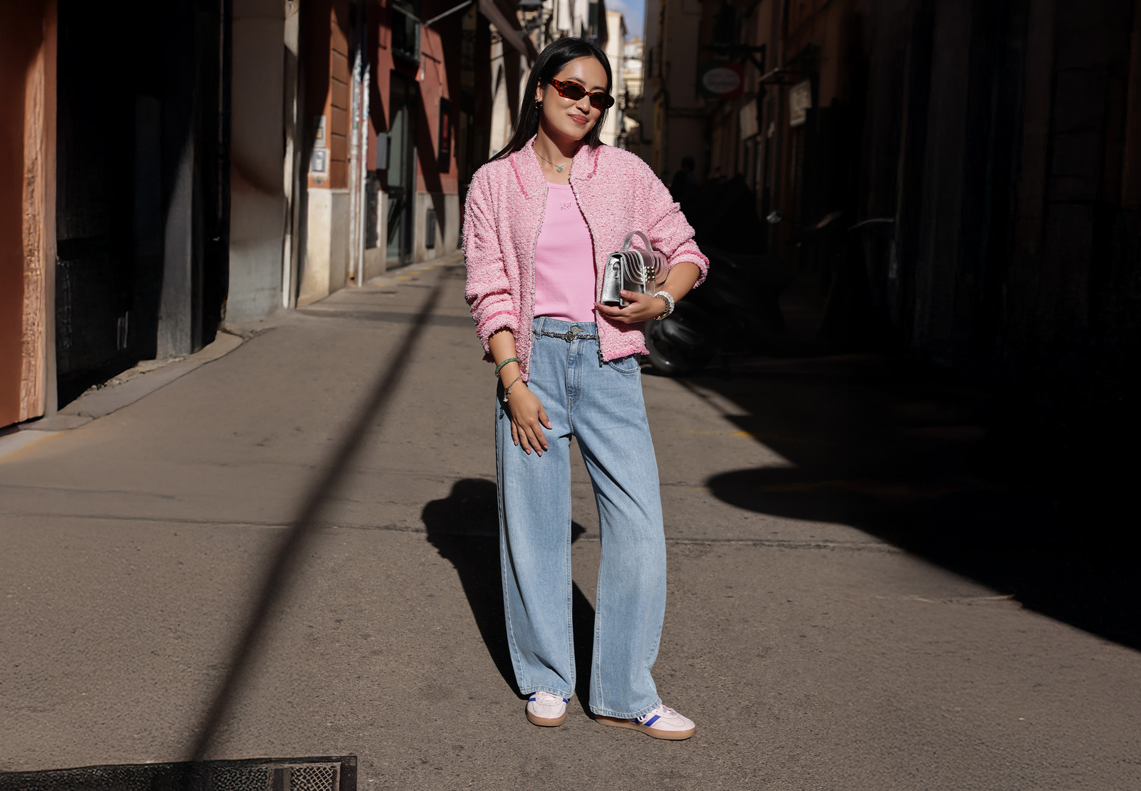 Hosen, Jeanshose, Langarm, Person, Frau