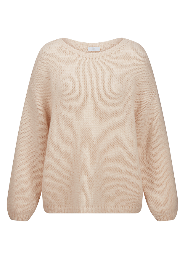 Pullover, Wollpullover, Oversize, Knit, Beige