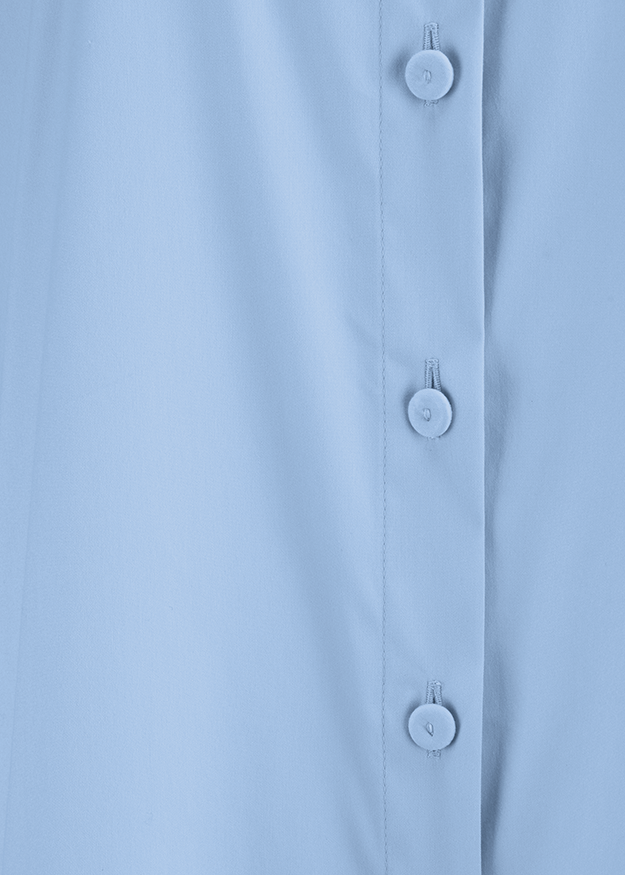 Hemd, Knöpfe, Blau, Stoff, Farbton Hellblau