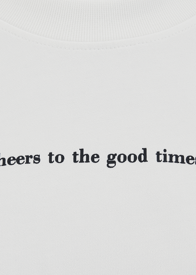 white, text, t-shirt, rundhals, grafikfrei
