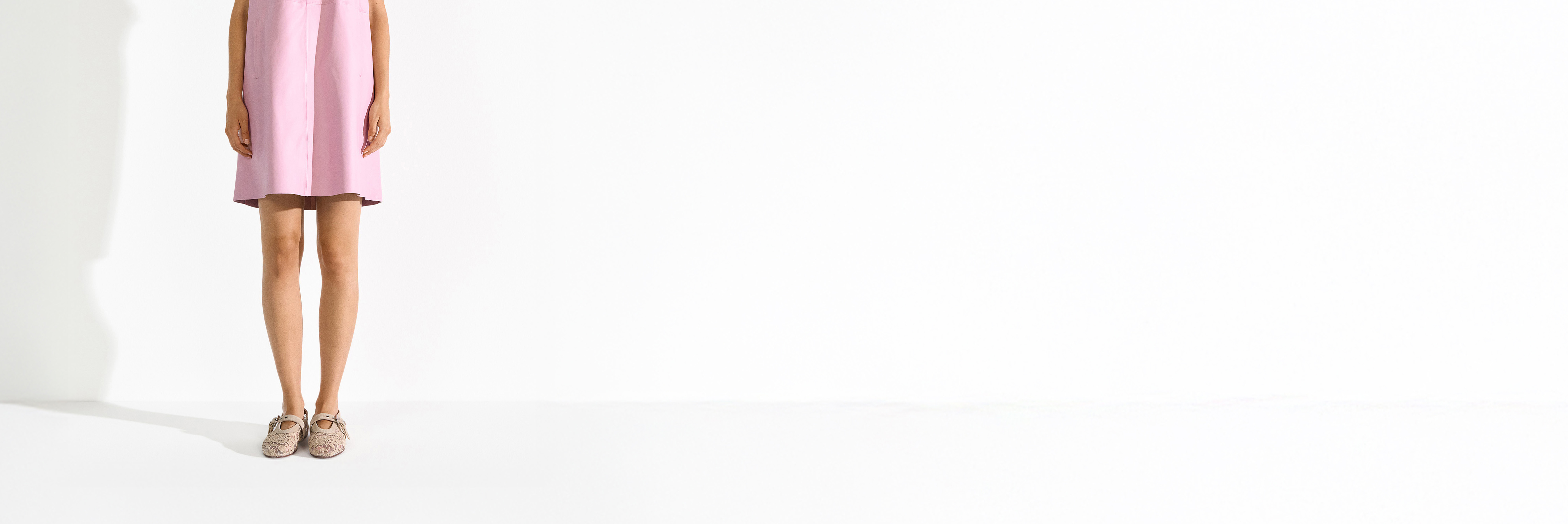 rockabilly, pink dress, knee-length, sandalen, blumiges muster