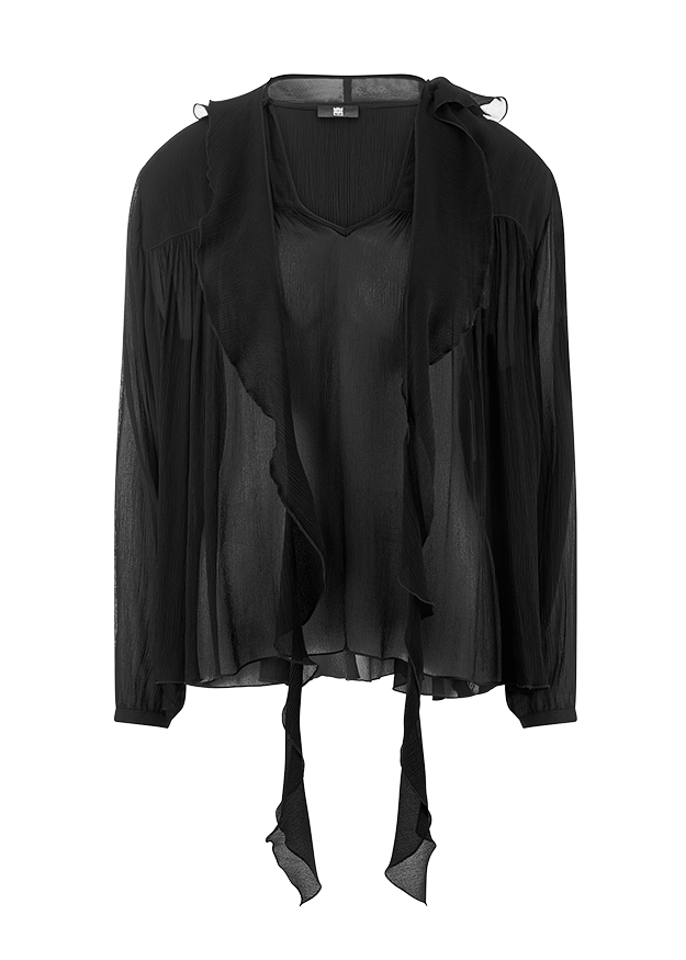 Flowy Blouse with Ruffles