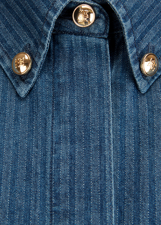 jeans, denim, shirt, button, blue