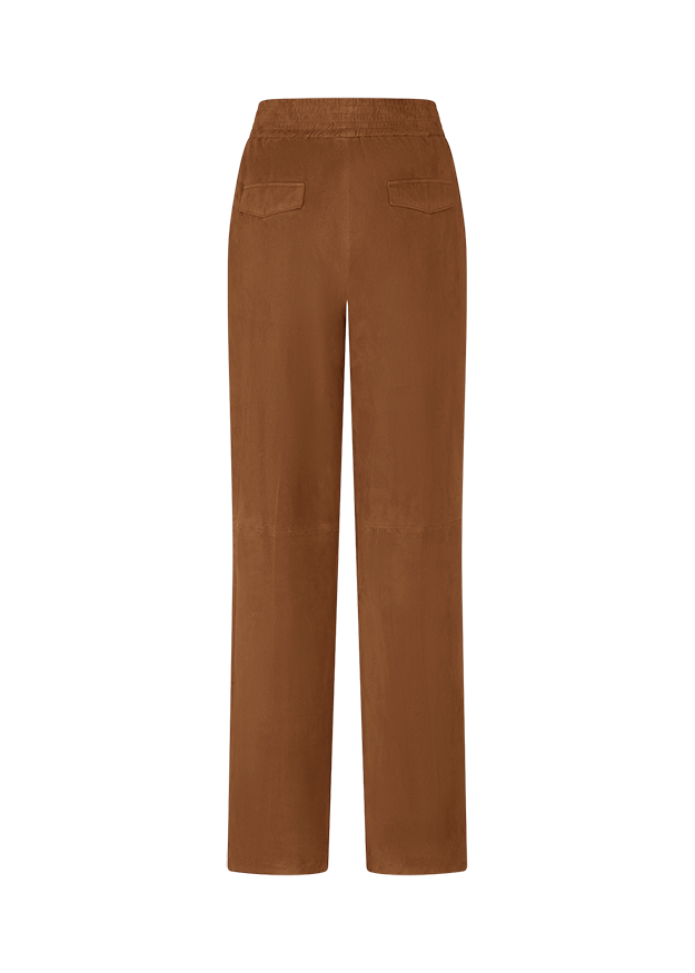 braun, hose, cordhose?, stoff, elastischerbund