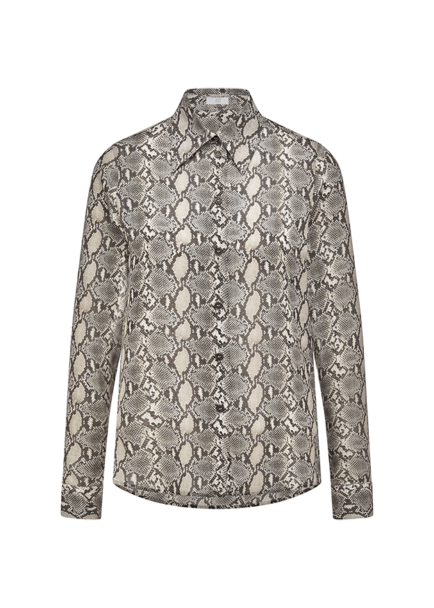 Blouse with Snake Print