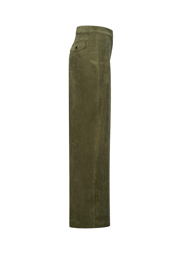 Corduroy, Olivgrün, Hose, Hosen, Tasche