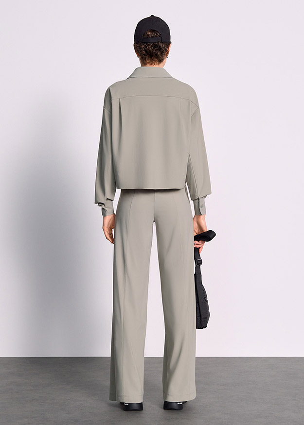 Hose, Jumpsuit, Latzhose, Beige, Cargohose