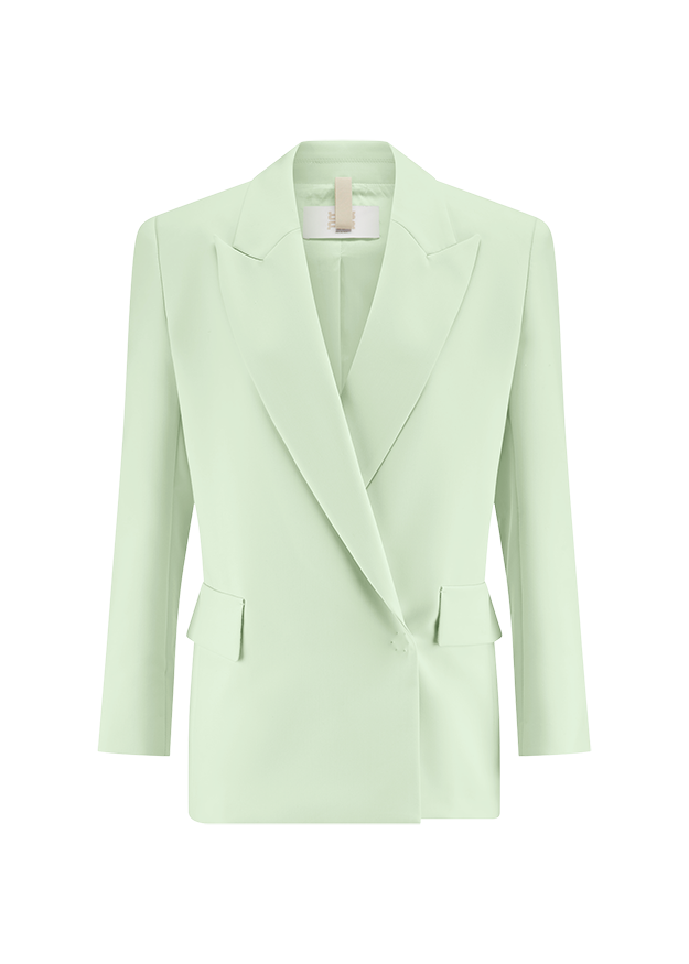 blazer, jacke, revers, einfarbig, mantel