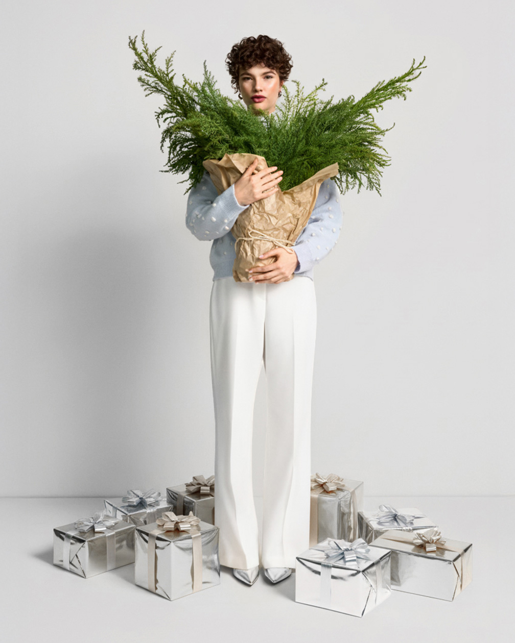 Person, Blumen-Arrangement, Pflanze, Blumenstrauß, Gesicht