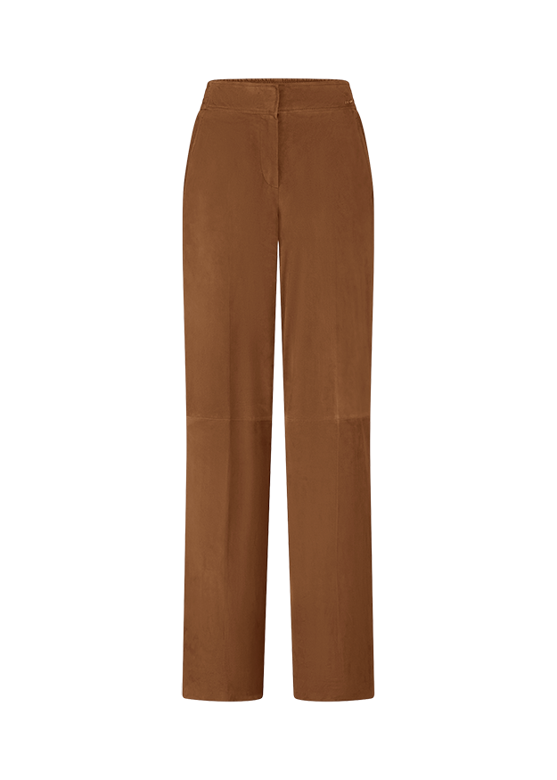 Hose, Corduroy, Braun, Highwaist, Straight leg