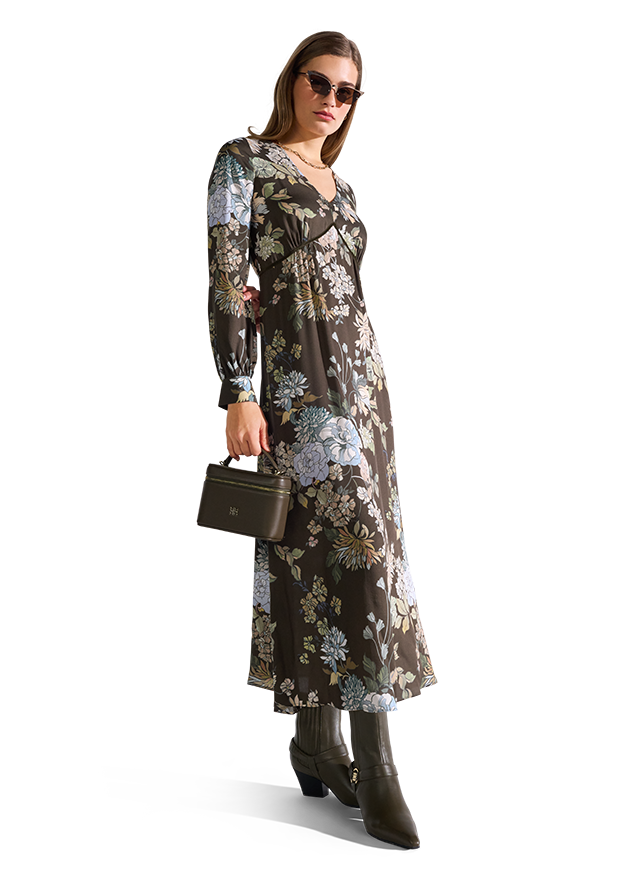 Dress with Floral Print